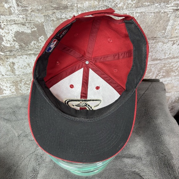 Arizona Diamondbacks Hat Cap Strap Back Red Black MLB Baseball Youth - Picture 9 of 10